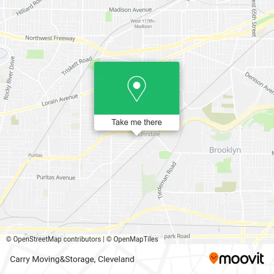 Carry Moving&Storage map