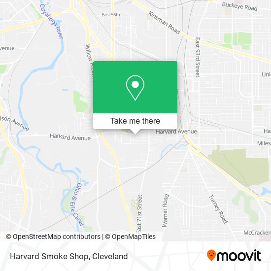 Harvard Smoke Shop map