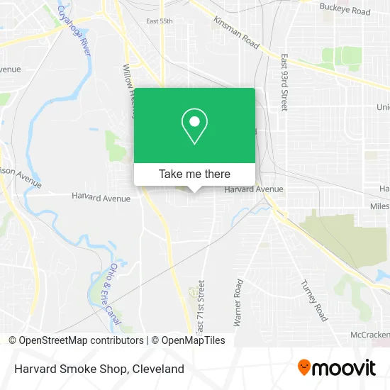 Harvard Smoke Shop map