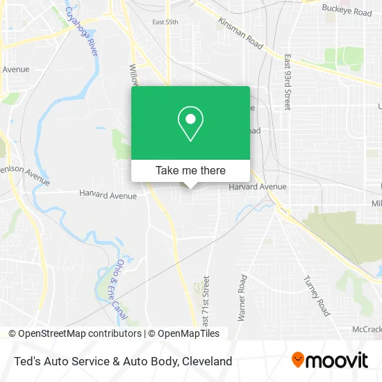 Ted's Auto Service & Auto Body map