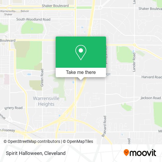 Mapa de Spirit Halloween