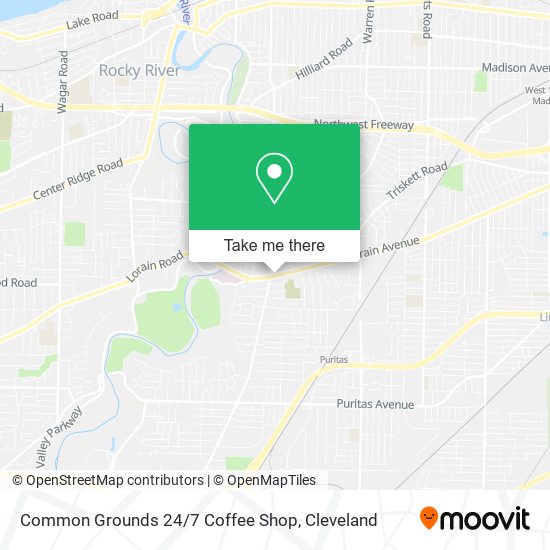 Common Grounds 24 / 7 Coffee Shop map