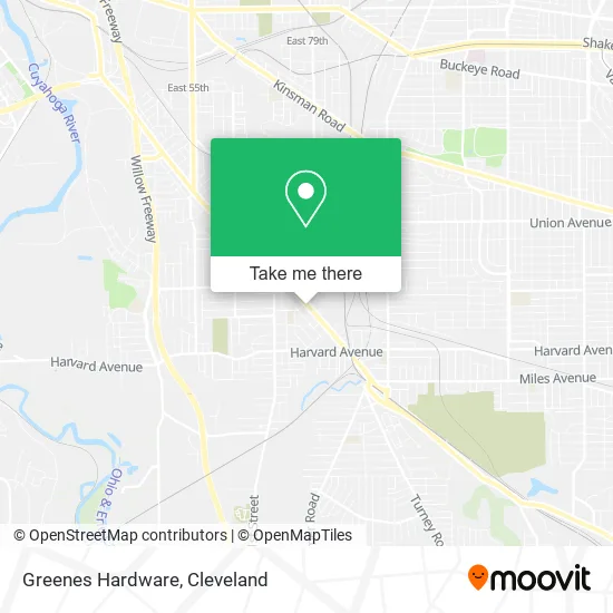 Greenes Hardware map