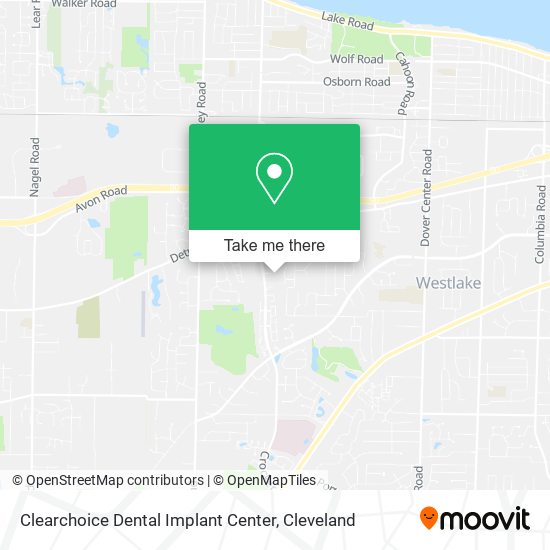 Mapa de Clearchoice Dental Implant Center