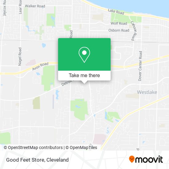 Good Feet Store map