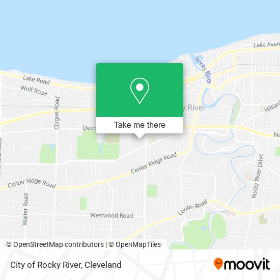 City of Rocky River map