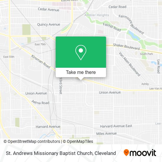 St. Andrews Missionary Baptist Church map