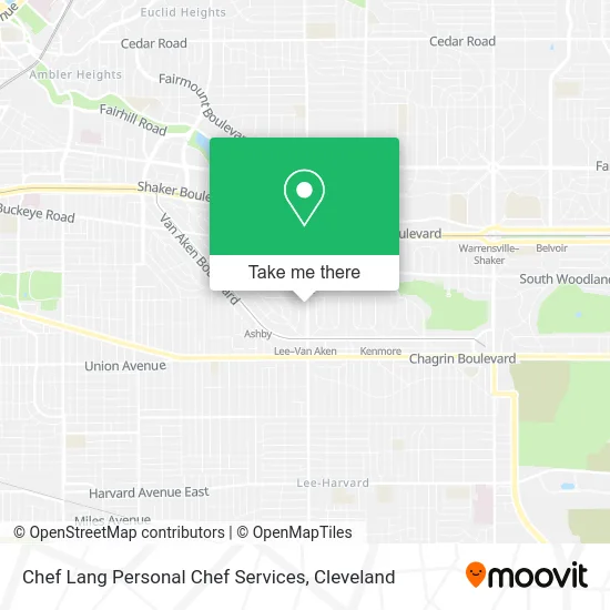 Chef Lang Personal Chef Services map