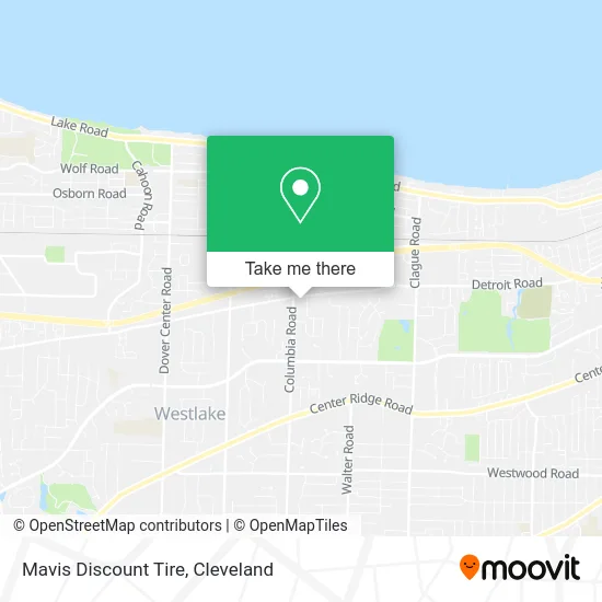 Mavis Discount Tire map