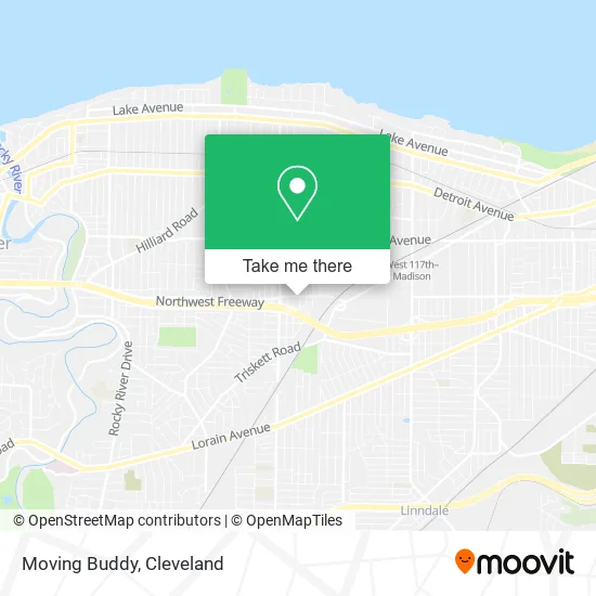 Moving Buddy map