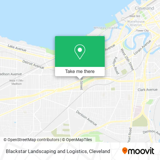 Blackstar Landscaping and Logistics map