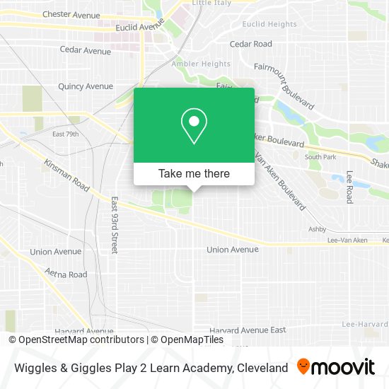 Wiggles & Giggles Play 2 Learn Academy map