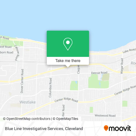 Blue Line Investigative Services map