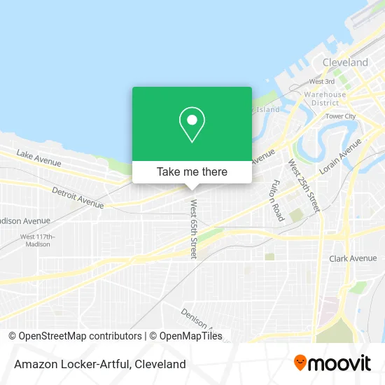 Amazon Locker-Artful map