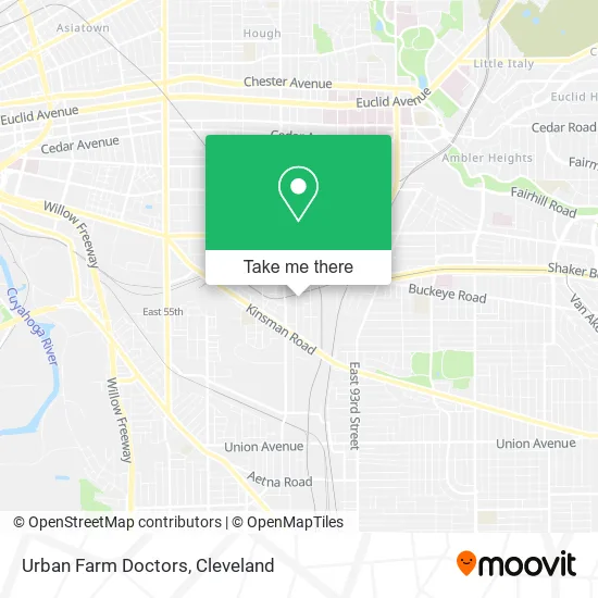 Urban Farm Doctors map