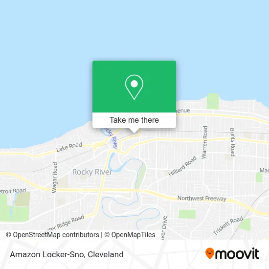 Amazon Locker-Sno map