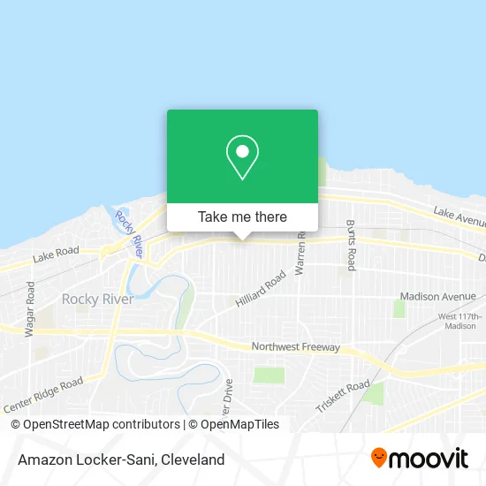 Amazon Locker-Sani map