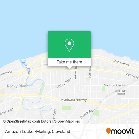 Amazon Locker-Mailing map
