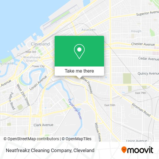 Mapa de Neatfreakz Cleaning Company