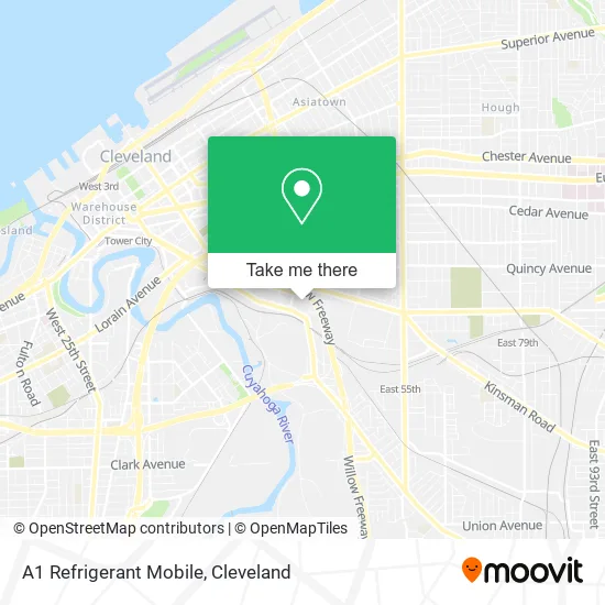 A1 Refrigerant Mobile map
