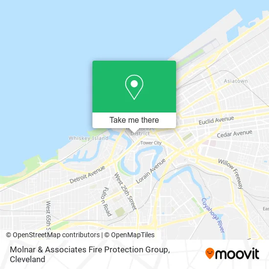 Molnar & Associates Fire Protection Group map