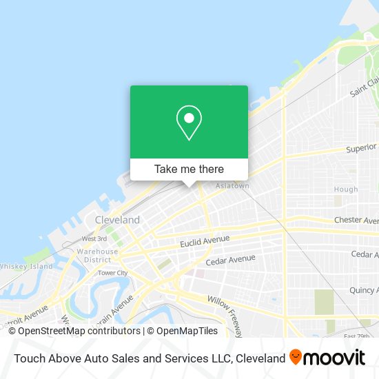 Touch Above Auto Sales and Services LLC map