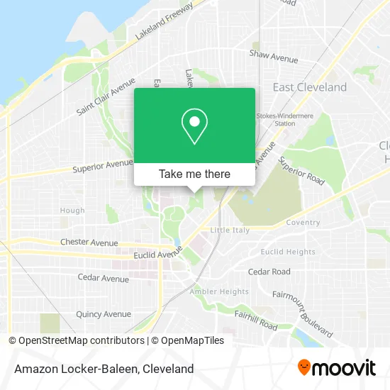 Amazon Locker-Baleen map