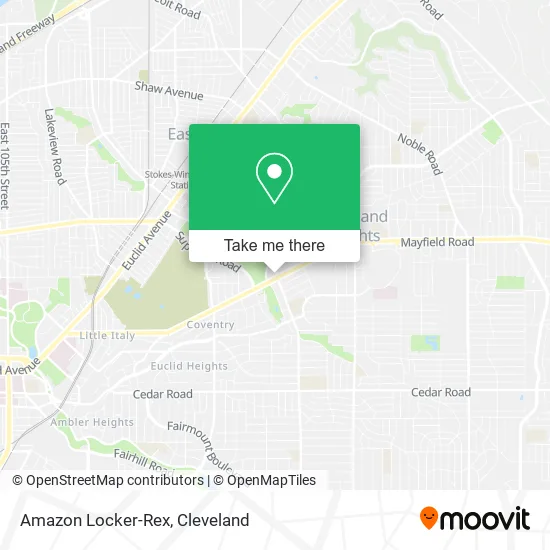 Amazon Locker-Rex map