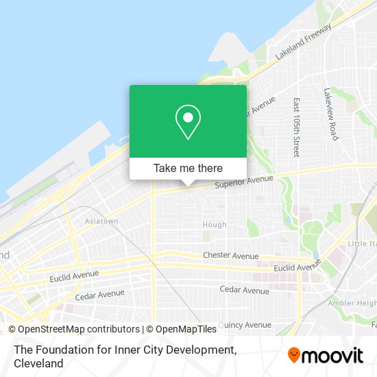 Mapa de The Foundation for Inner City Development