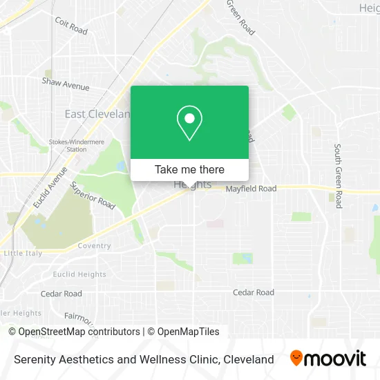 Serenity Aesthetics and Wellness Clinic map