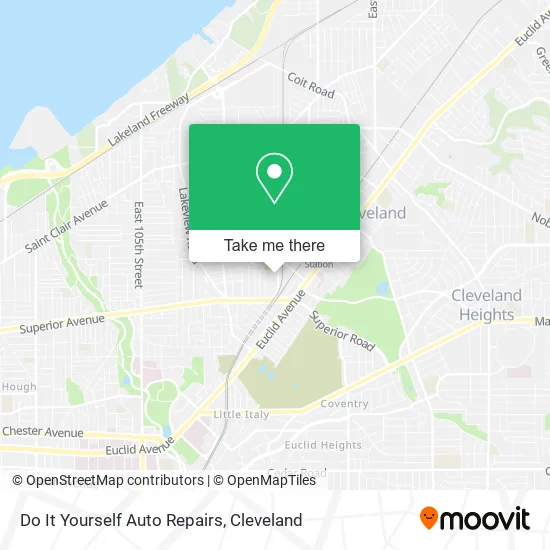 Do It Yourself Auto Repairs map