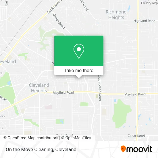On the Move Cleaning map