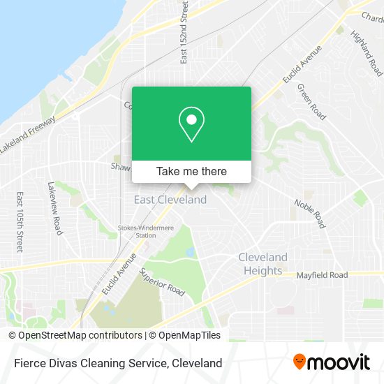 Mapa de Fierce Divas Cleaning Service