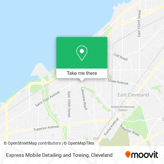 Express Mobile Detailing and Towing map