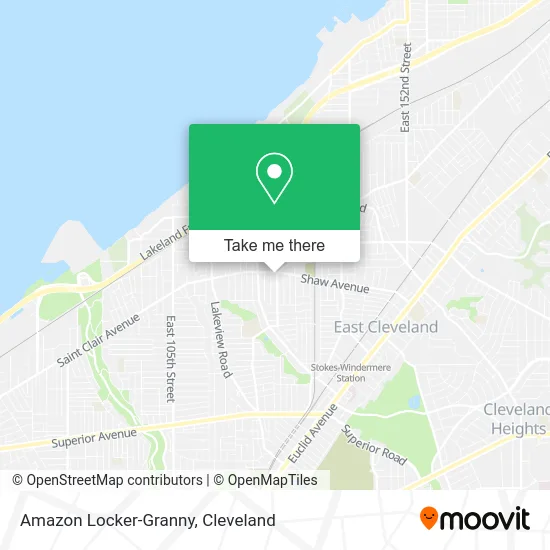 Amazon Locker-Granny map