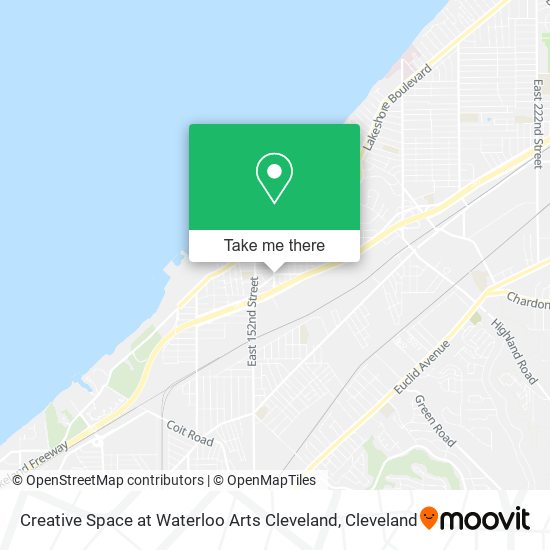 Mapa de Creative Space at Waterloo Arts Cleveland