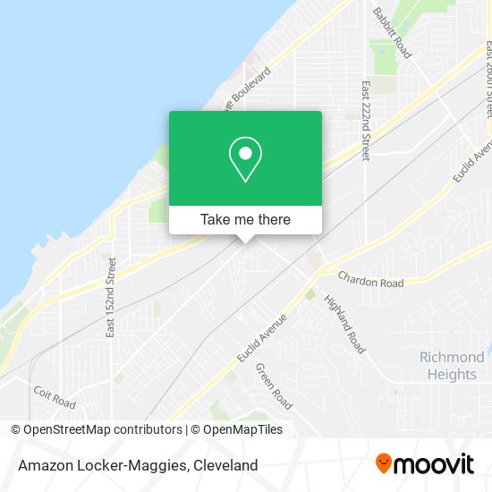Amazon Locker-Maggies map