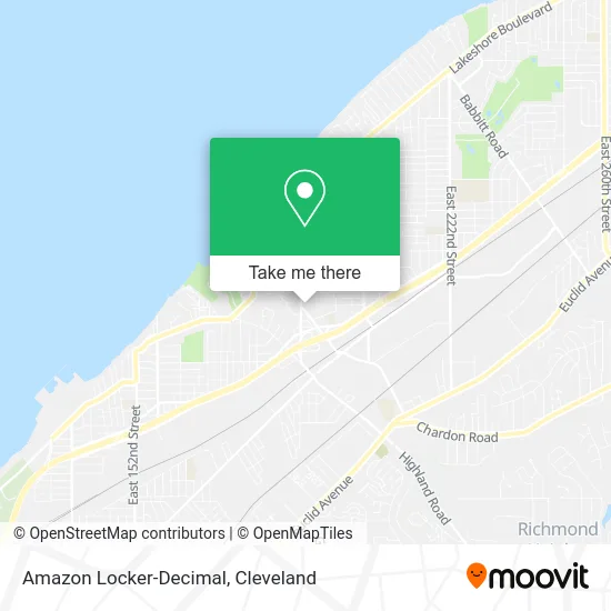 Amazon Locker-Decimal map