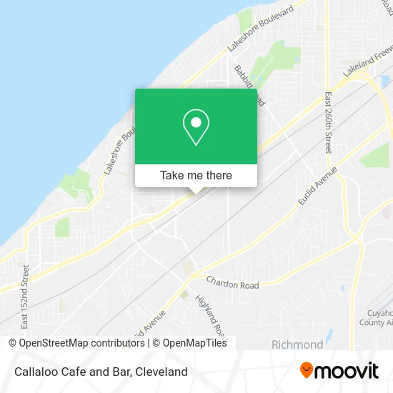 Callaloo Cafe and Bar map