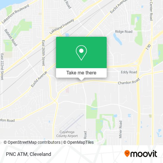 PNC ATM map