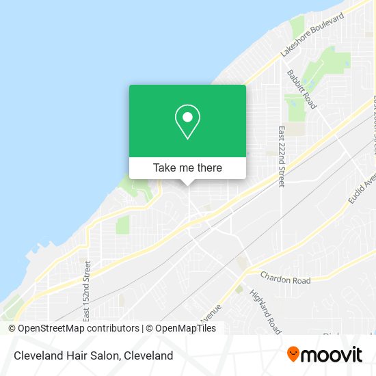 Cleveland Hair Salon map