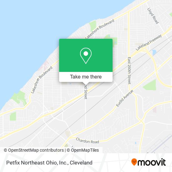 Petfix Northeast Ohio, Inc. map