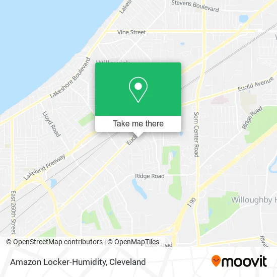 Amazon Locker-Humidity map