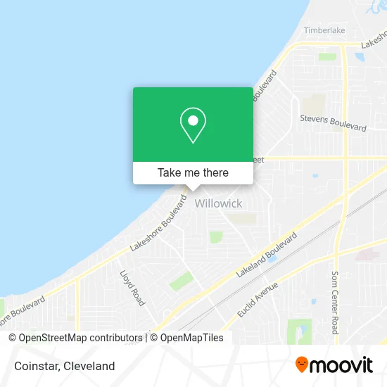 Coinstar map