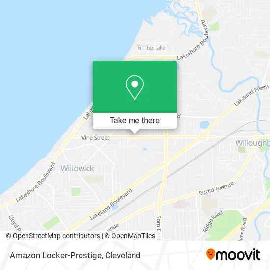 Amazon Locker-Prestige map