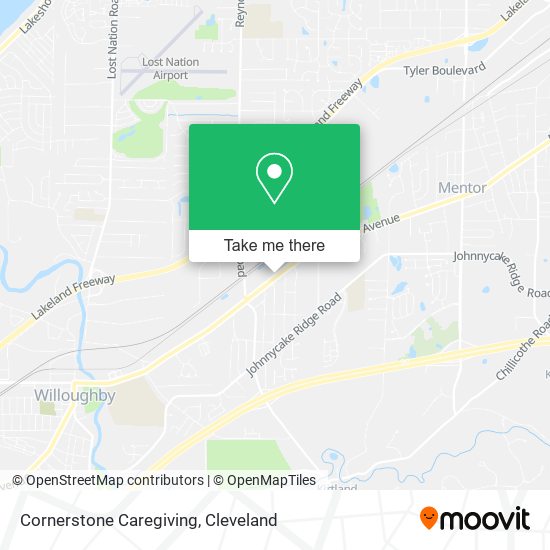 Cornerstone Caregiving map