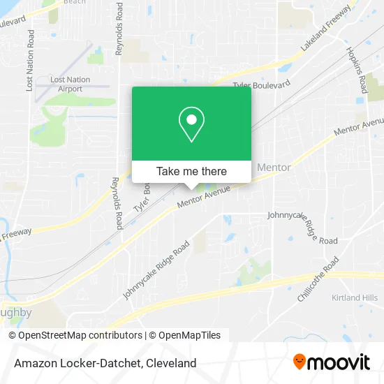 Amazon Locker-Datchet map