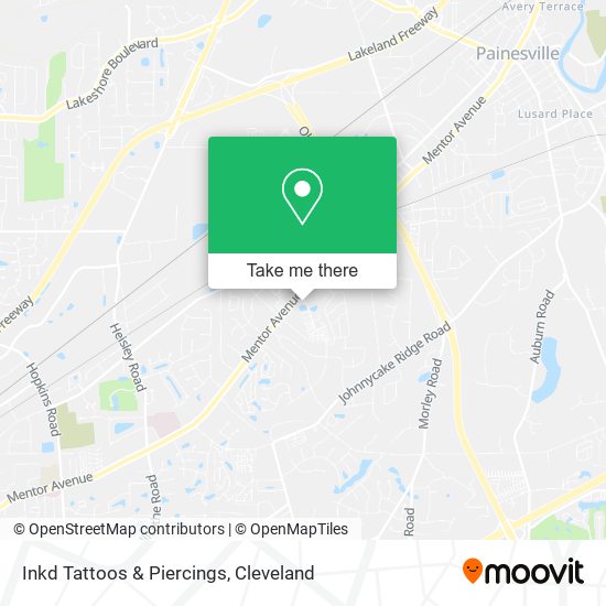 Inkd Tattoos & Piercings map