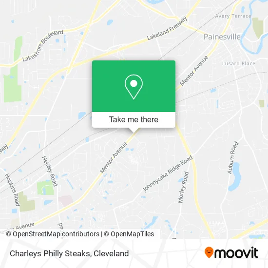 Mapa de Charleys Philly Steaks