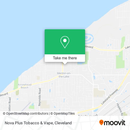 Mapa de Nova Plus Tobacco & Vape